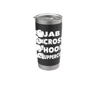 Jab Cross Hook Uppercut - Boxer, boxeur, boxeur, kickboxing Gobelet isotherme en acier inoxydable double paroi