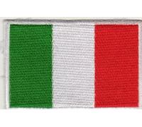 JAB Seller Ecusson brodé Ecussons Imprimés Ecussons Thermocollants Iron-on Patch Drapeau Flag Italien Italy Grande