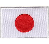 JAB Seller Ecusson brodé Ecussons Imprimés Ecussons Thermocollants Iron-on Patch Drapeau Flag Japon Grande