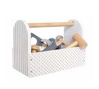 Jabadabado Boite à Outils en Bois Argent