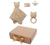 Jabadabado Cadeau De Naissance: Nounours Doudou Et Hochet