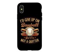 J'abandonnerais Le Baseball, mais Je n'abandonne Pas Coque pour iPhone X/XS