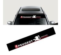 JABBNGD Autocollants de Pare-Brise Avant de Voiture, pour Peugeot 208 2013-2018 Pare-Brise Bandes Pare-Soleil Autocollant de Pare-Brise Avant