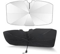 JABBNGD Parapluie Pare-Soleil de Pare-Brise de Voiture, pour Ford Puma St-Line 2020-2025 Rotation à 360° Pliable Voiture Protection UV Parasol Pare Soleil