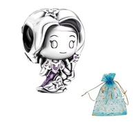 JABEDE - Breloques en argent S925 inspirées de films et d'histoires pour enfants | Compatible avec bracelets de style Pandora | émail peint à la main | Avec sac en satin élégant, Estandar, émail, Non