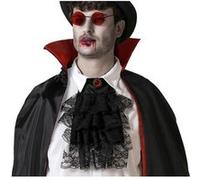 Jabot noir et Lunette Rouge Homme Vampire G