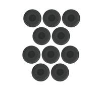 Jabra 14101-46 Kit de 10 Coussinets d'Oreille en Cuir Noir pour Casques Jabra Evolve 20/30/30II/40/65/65SE (5 Paires)