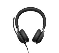 Jabra Evolve2 40 SE - Micro-casque stéréo filaire certifié pour UC, avec USB-C, câble d'extension inclus