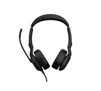 Jabra 25089-999-999 Casque Binaural USB-A Noir Arceau pour Bureau/Centre d'appels, HP 20-20000Hz, Micro Anti-Bruit, Optimisé Microsoft Teams
