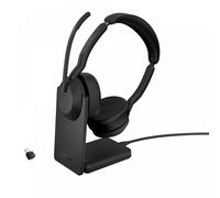 Jabra Evolve2 55 Casque Avec fil &sans fil Arceau Bureau/Centre d'appels Bluetooth Socle de chargement Noir
