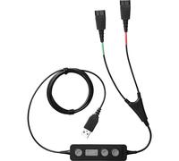 Jabra Link 265 câble audio USB2.0 2x QD Noir