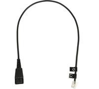 Jabra 8800-00-01, 0,5 m, QD, RJ10, Noir, Mâle, Mâle