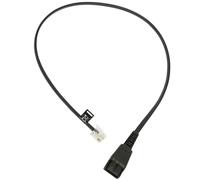JABRA 8800-00-37 Câble Casque VOIP Quick Disconnect RJ-9 Adaptateur Noir
