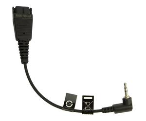 Jabra 8800-00-46 câble audio 0,15 m QD 2.5mm jack Noir