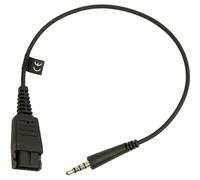 Jabra 8800-00-99 changeur de genre de câble Quick Disconnect (QD) 3.5 mm Noir