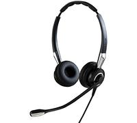 Jabra B2B 2400 II Casque Stereo supra-auriculaire Quick Disconnect - Casque Léger Filaire antibruit avec Voix HD et Coussinet souple pour Téléphones de Bureau noir 7V1321