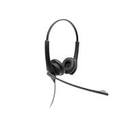Jabra Biz 1100 EDU Casque Arceau Filaire USB-A Noir, Microphone Anti-bruit, HP 32mm 80-20000Hz, Sensibilité 102dB, Câble 1.9m, Education