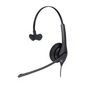 Jabra BIZ 1500 Mono QD Monophonique Bandeau Noir Casque audio - Casques audio (Centre d'appel/Bureau, Monophonique, Bandeau, Noir, Avec fil, Supra-aural)