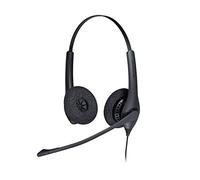 Jabra Biz 1500 Duo QD Casque Avec fil Arceau Bureau/Centre d'appels Noir