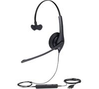 Jabra Biz 1500 USB Wired Monophonic Headset for Office Black 1553-0159