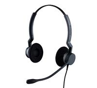 Jabra Biz 2300 - Casque Stereo supra-auriculaire Quick Disconnect - Casque Filaire avec Microphone Antibruit Pour Téléphones de Bureau Noir