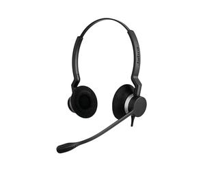Jabra Biz 2300 USB Microsoft Lync Duo - Casque filaire binaural USB-A, arceau, bureau/centre d'appels, micro unidirectionnel anti-bruit, 150-4500 Hz