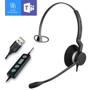 Jabra BIZ 2300 USB Mono MS Un casque monaural filaire à connexion USB - idéal pour tous les usages.