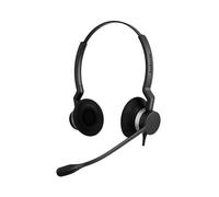 Jabra Biz 2300 USB UC Duo Casque Filaire Binaural Arceau Supra-aural Noir, Connecteur USB Type-A, Microphone Boom Anti-bruit, DSP, 150-4500Hz