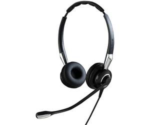 Jabra Biz 2400 II QD Duo NC Casque Avec fil Arceau Bureau/Centre d'appels Noir, Argent
