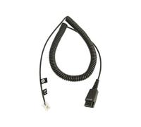 Jabra Câble Etiro 3 m avec QD - 4P plug: m-,r,r,m+ - Polarité P0 Std
