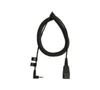 Jabra 8800-00-46 câble audio 0,15 m QD 2.5mm jack Noir