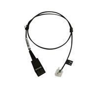 Jabra 8800-00-101 câble de téléphone Noir