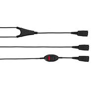 Jabra Cordon Y 8800-02-01 pour superviseur 1,5 m – QD vers 2xQD – coupure micro intégrée