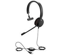 Jabra Casque Evolve 20SE UC Mono – Arceau filaire USB Type-A Bluetooth Noir