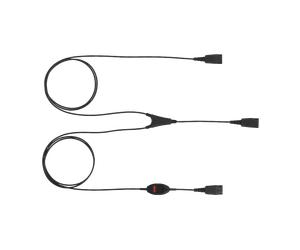 Jabra cordon QD Y avec bouton mute Câble Y double écoute avec bouton mute