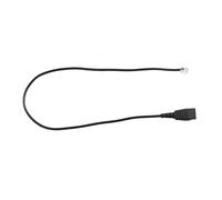 JABRA embase de câble QD sur RJ10 (occupation régulière, 0,5m lisse)