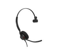 Jabra Engage 40 (4093-410-279) Casque USB Type-A Monophonique Noir, Arceau, Micro Boom 2 Micros MEMS, DSP, 50-20000Hz, Câble 1.6m