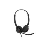 Jabra Engage 40 - Micro-casque filaire stéréo - Technologie 2 micros à réduction de bruit, câble USB-A - Ultra léger - Fonctionne avec les plateformes UC telles que Zoom & Unify - Noir