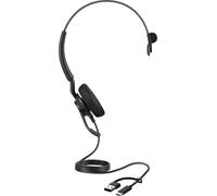 Jabra Engage 40 Micro-casque supra-auriculaire filaire Mono noir Suppression du bruit du microphone, Noise Cancelling micro-casque, mono, volume réglable, mise