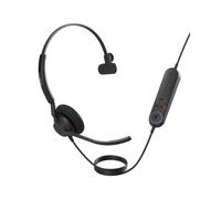 Jabra Engage 40 Mono - Casque Filaire USB-A/Bluetooth, Micro Boom 2 mics, 50-20000Hz, Arceau Circum-aural, Noir, DSP, 45g