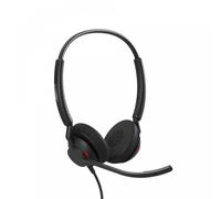 Jabra Engage 40 - Micro-casque filaire stéréo - Technologie 2 micros à réduction de bruit, câble USB-C - Ultra léger - Fonctionne avec les plateformes UC telles que Zoom & Unify - Noir