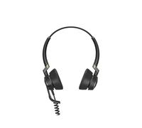 Jabra Engage 50 Casque Binaural USB-C & Bluetooth, Arceau, Microphone à 3 Micros avec Suppression de Bruit, DSP, Câble 1.2m
