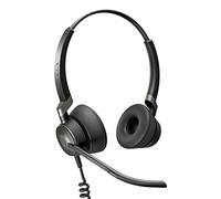 Jabra Engage 50 Casque Supra-Auriculaire Stereo - Casque Numérique Filaire Certifié Microsoft avec Annulation Passive du Bruit pour Softphones et Clients Web - Câble USB-C - Noir