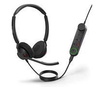 Jabra Engage 50 II Casque stéréo filaire avec contrôle d'appel Link - Technologie antibruit à 3 micros, câble USB-A - Fonctionne avec toutes les principales plateformes de communication unifiée telles