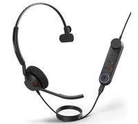 Jabra Engage 50 II Link, mono, USB-C, UC - Micro-casque mono filaire certifié pour les plateformes UC