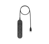 Jabra Engage 50 II - Unité de contrôle d’appel Link - Avec câble USB-C pour micro-casque Engage 50 II, mono & stéréo avec USB-C - Fonctionne avec les plateformes UC telles que Zoom & Unify - Noir