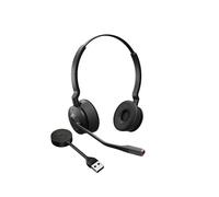 Jabra Engage 55 Casque Binaural DECT Noir/Titane, Portée 150m, USB-A, Micro Unidirectionnel, Autonomie 13h, Réponse Fréquence 40-16000Hz