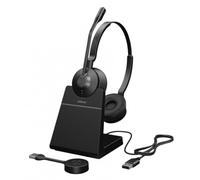 Jabra Engage 55 SE - DECT, USB-C - double oreillette sans fil certifiée pour les plateformes de communications unifiées | avec support de charge