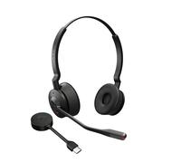 Jabra Engage 55 MS Stereo Casque Sans fil Arceau Bureau/Centre d'appels USB Type-A Noir