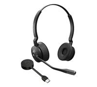 Jabra Engage 55 SE Casque Sans fil Arceau Bureau/Centre d'appels Noir